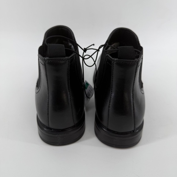 Perry Ellis Portfolio Mens Black Chelsea Boots Square Toe Ankle 1904706 Size 9.5 - Picture 5 of 8